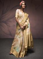 Soft Silk Yellow Party Wear Printed Saree